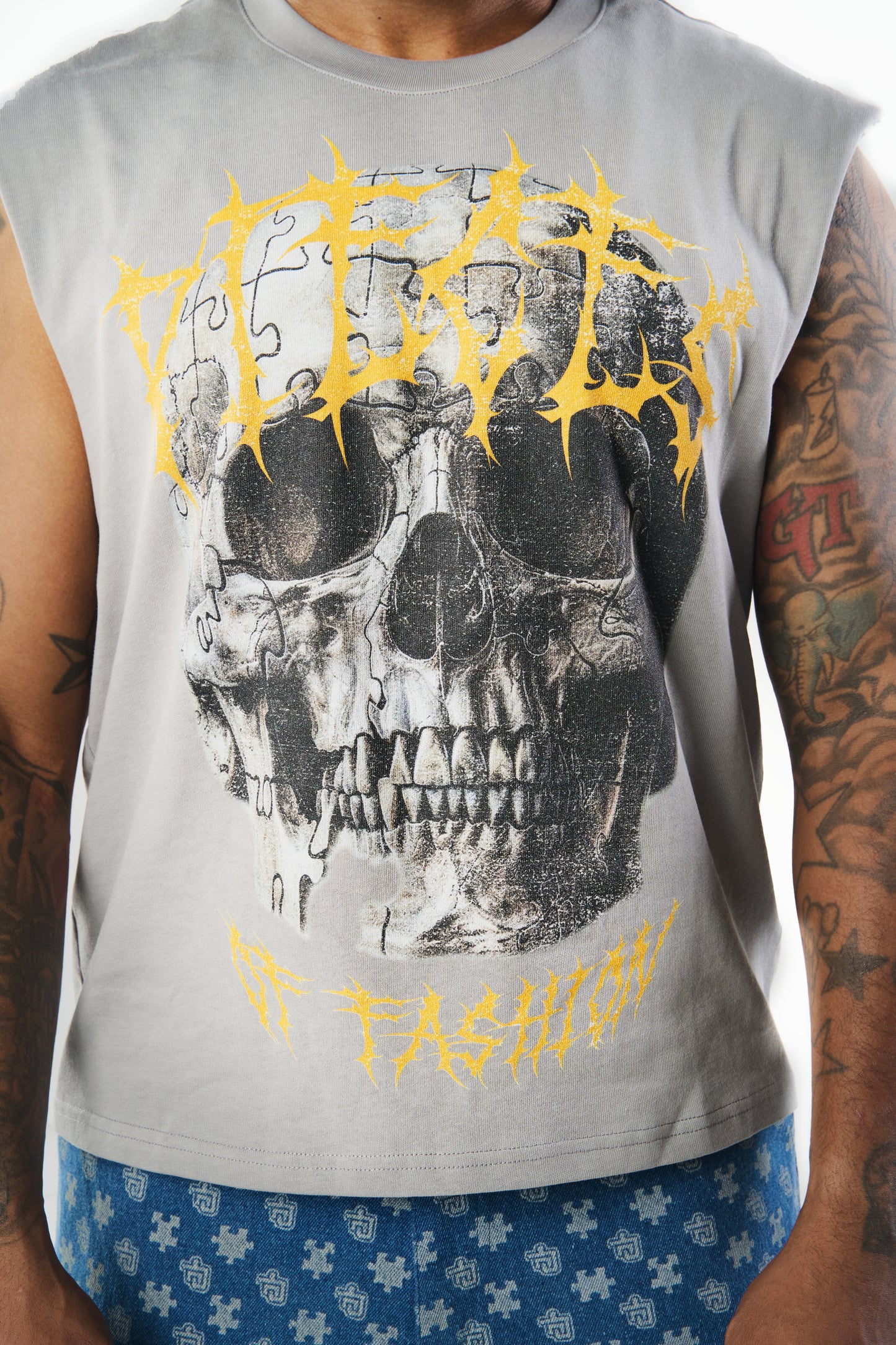 Skull Tee Grey
