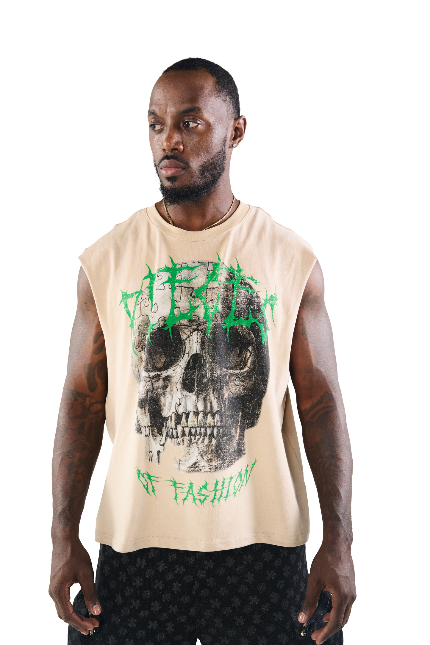 Skull Tee Tan