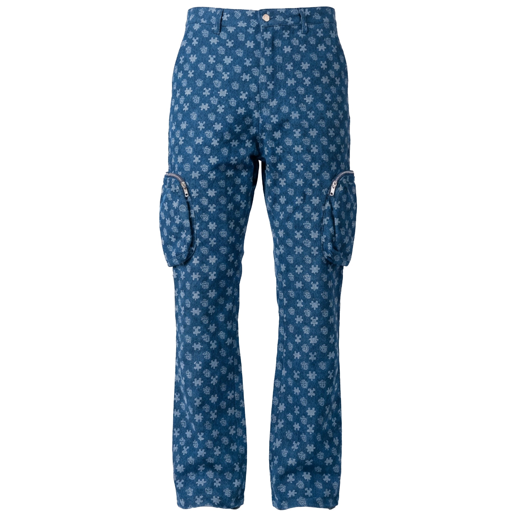 Monogram Denim Pants