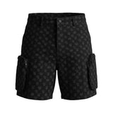 Monogram Denim Shorts