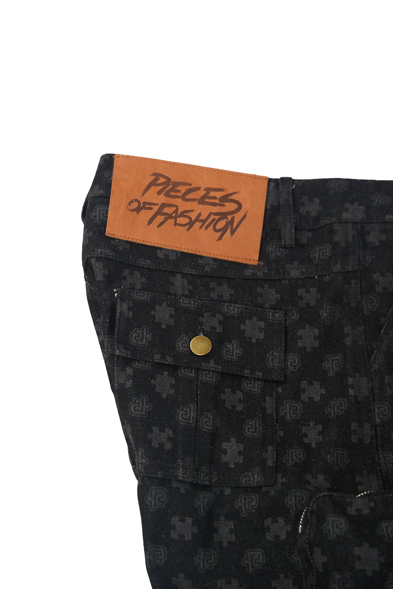 Monogram Denim Shorts